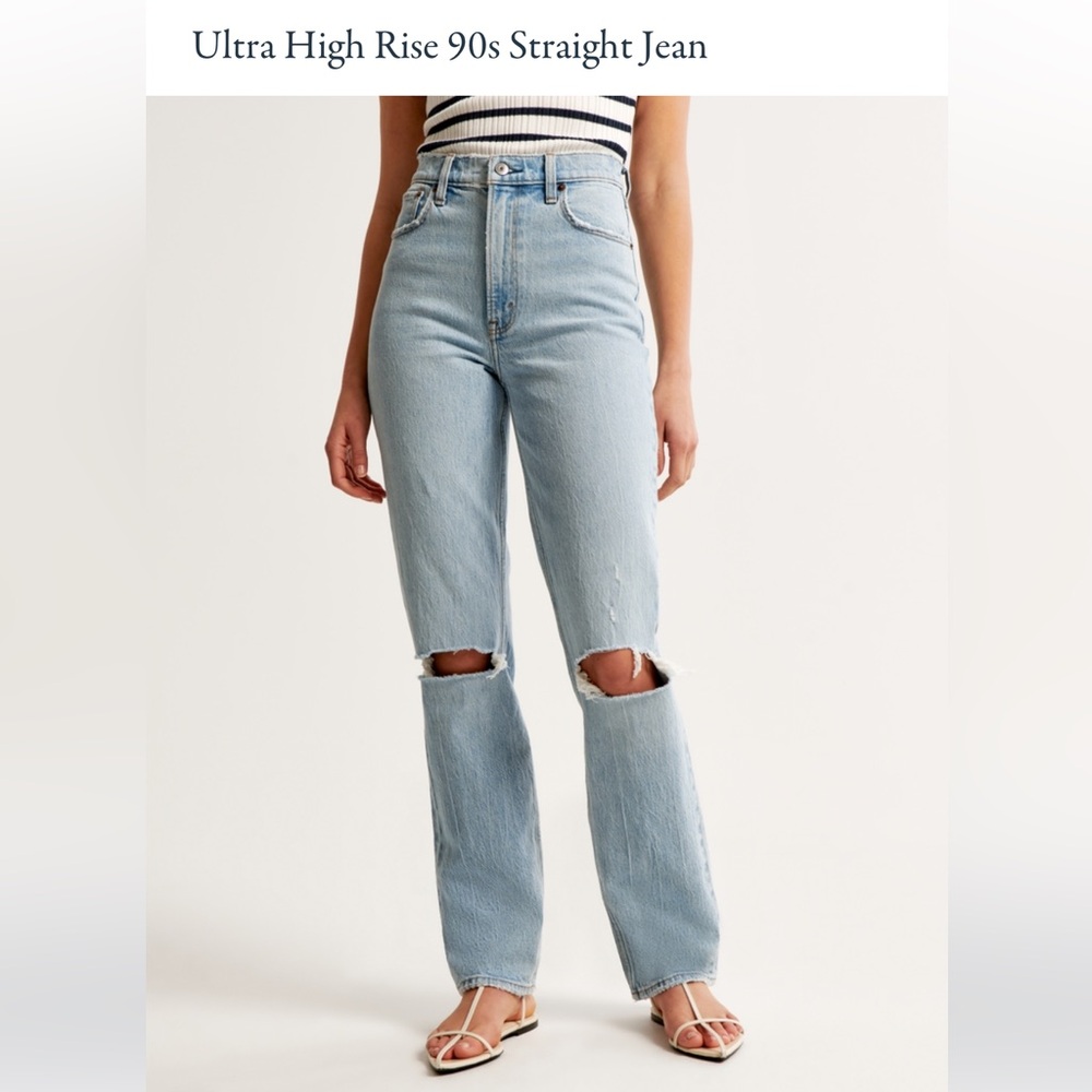 Abercrombie and Fitch - the 90’s Straight Ultra High rise - size 28